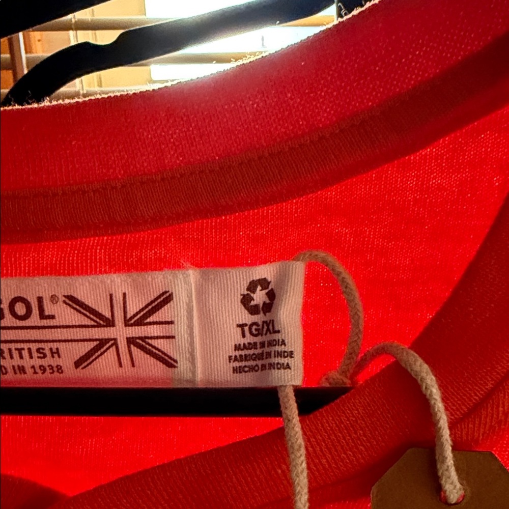 Kangol Vibrant Orange Short Sleeve Tee - Picture 3 of 5